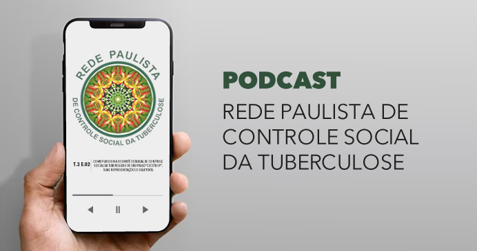 Podcast da Rede Paulista de Controle Social da Tuberculose | Imagem: rawpixel.com no Freepik 