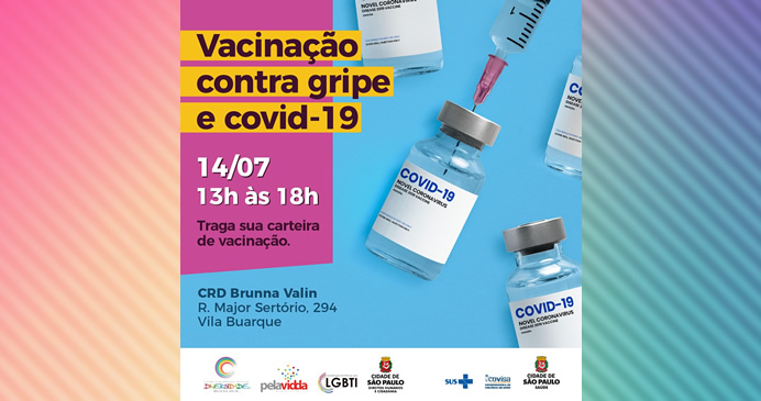 Vacinação contra gripe e covid-19 no CRD Brunna Valin | Imagem por rawpixel.com no Freepik