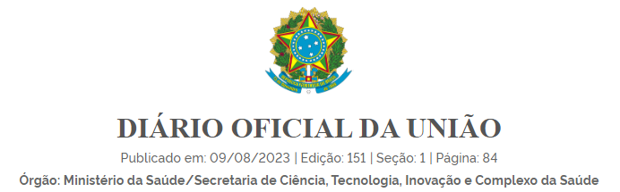 DOU - Diário Oficial da União - 09/08/2023