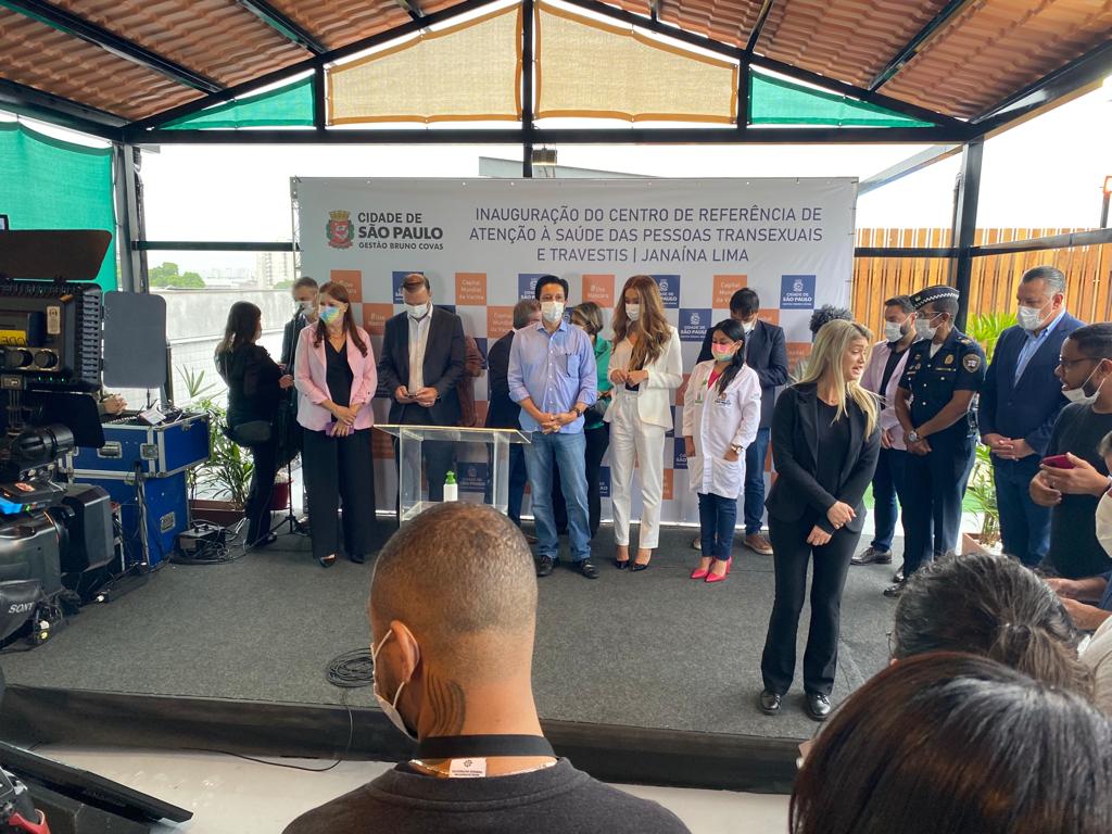 Inauguração do Centro de Referência de Saúde Integral para a População de Travestis e Transexuais Janaína Lima