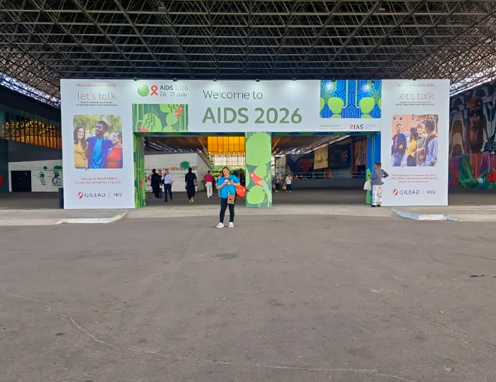 Integrantes da Sociedade Civil durante a 26ª Conferência Internacional de Aids 2026 reforçam a defesa do acesso universal às novas tecnologias de prevenção e tratamento do HIV.